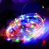 Amazon Premium 8-function color light, copper wire string light, Christmas decoration, led string light, remote control, waterproof battery box, remote control Specification image